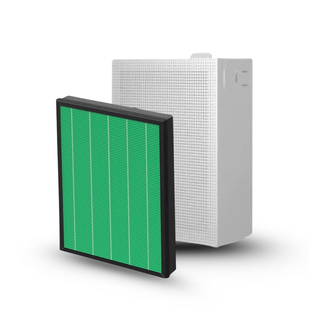 H14® HEPA Filter (Green) – Compatible with Coawy 150 Air Purifier – Ultra-Fine Filtration for PM2.5, Allergens & Dust – Long-Lasting Performance
