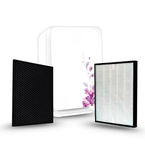 H14 True HEPA Replacement Filter with Activated Carbon for Kent Aqua Air Purifier | Medical Grade | Removes Dust, Allergens, Smoke, PM2.5 & Odors